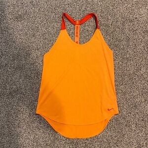 NIKE Dri-FIT Racerback Orange Tank